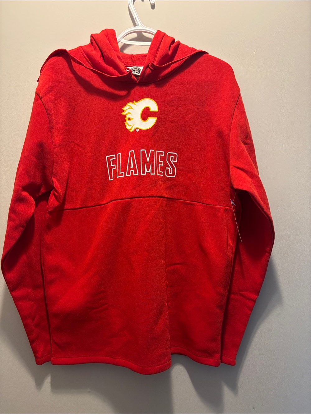 Calgary Flames Red Hoodie with Team Logo